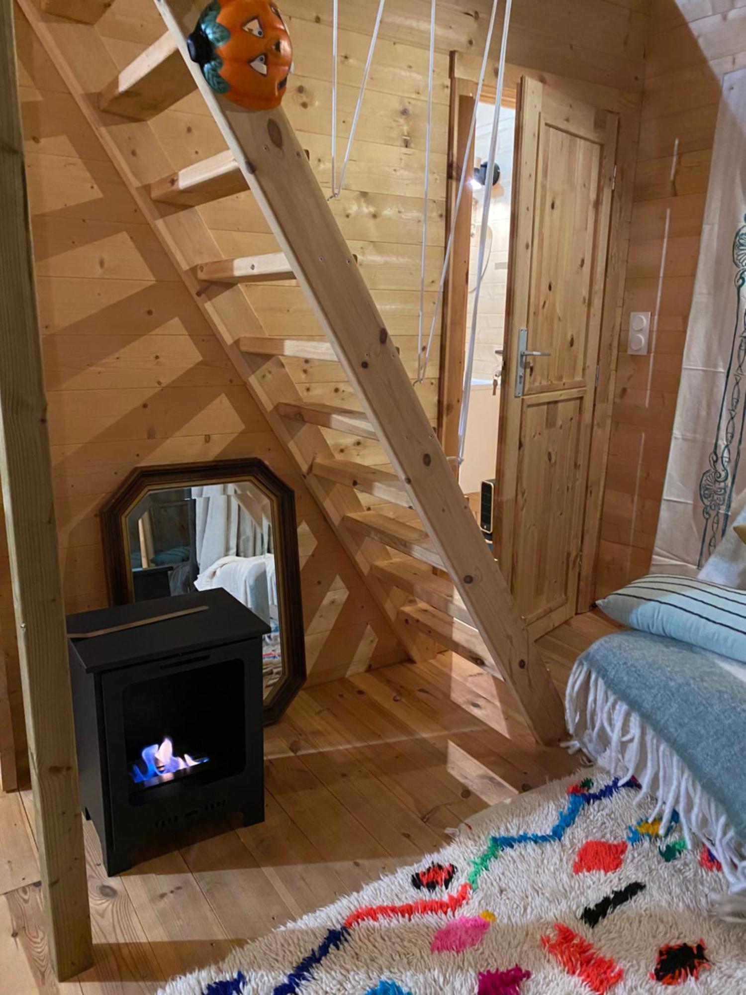 גראנוויל Maison En Bois 1 Chambre 4 Couchages Type Tiny House מראה חיצוני תמונה