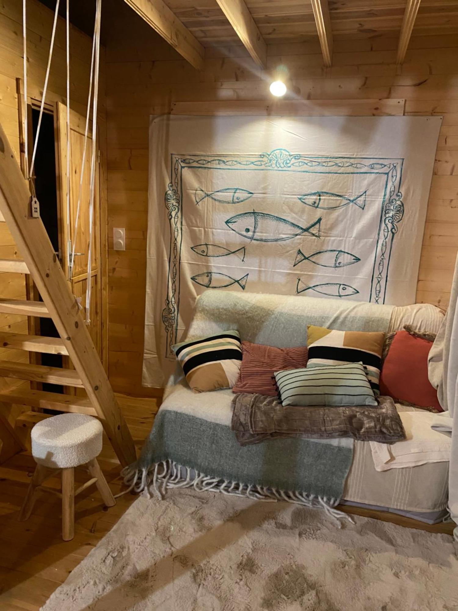 גראנוויל Maison En Bois 1 Chambre 4 Couchages Type Tiny House מראה חיצוני תמונה