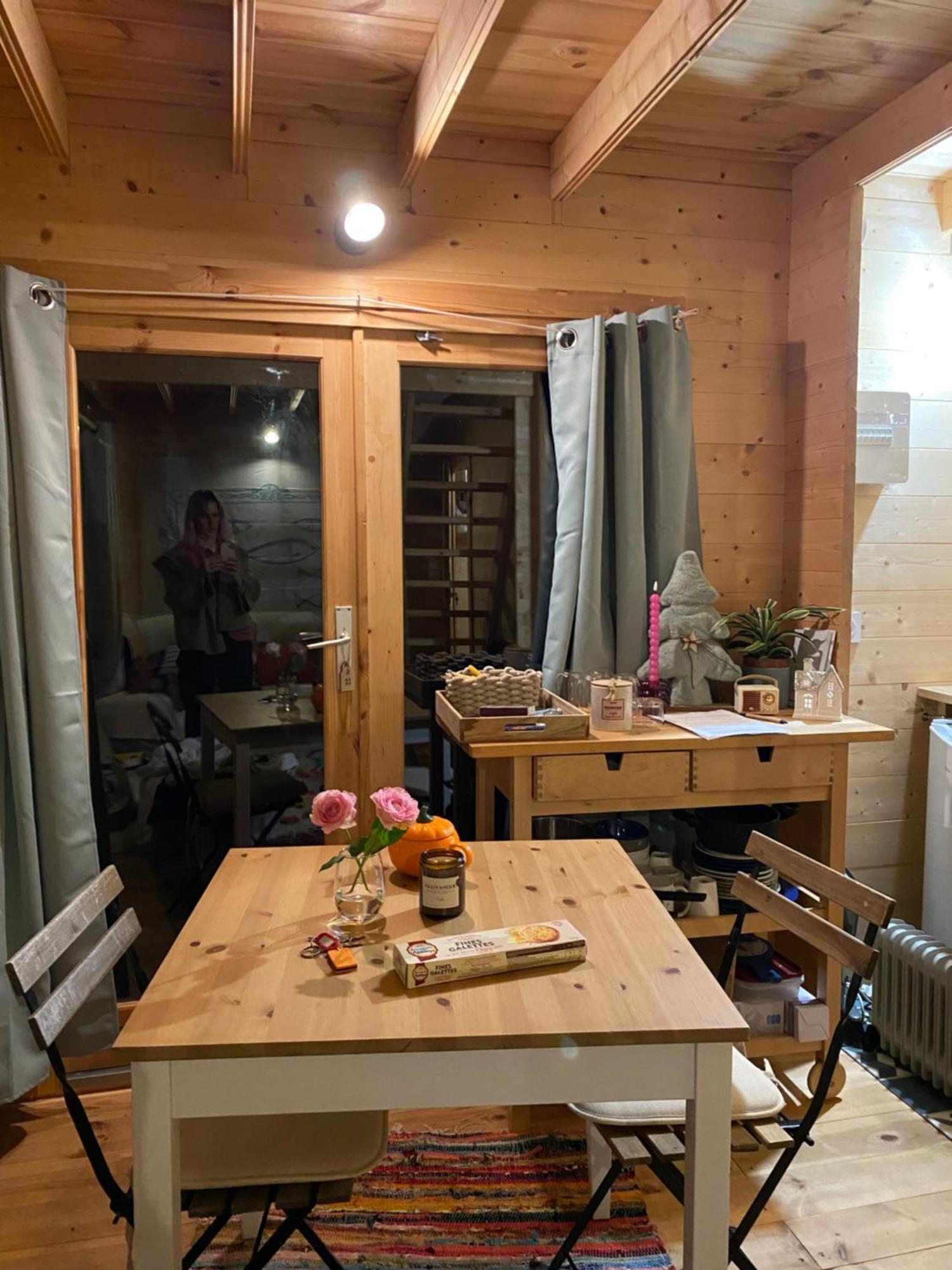 גראנוויל Maison En Bois 1 Chambre 4 Couchages Type Tiny House מראה חיצוני תמונה