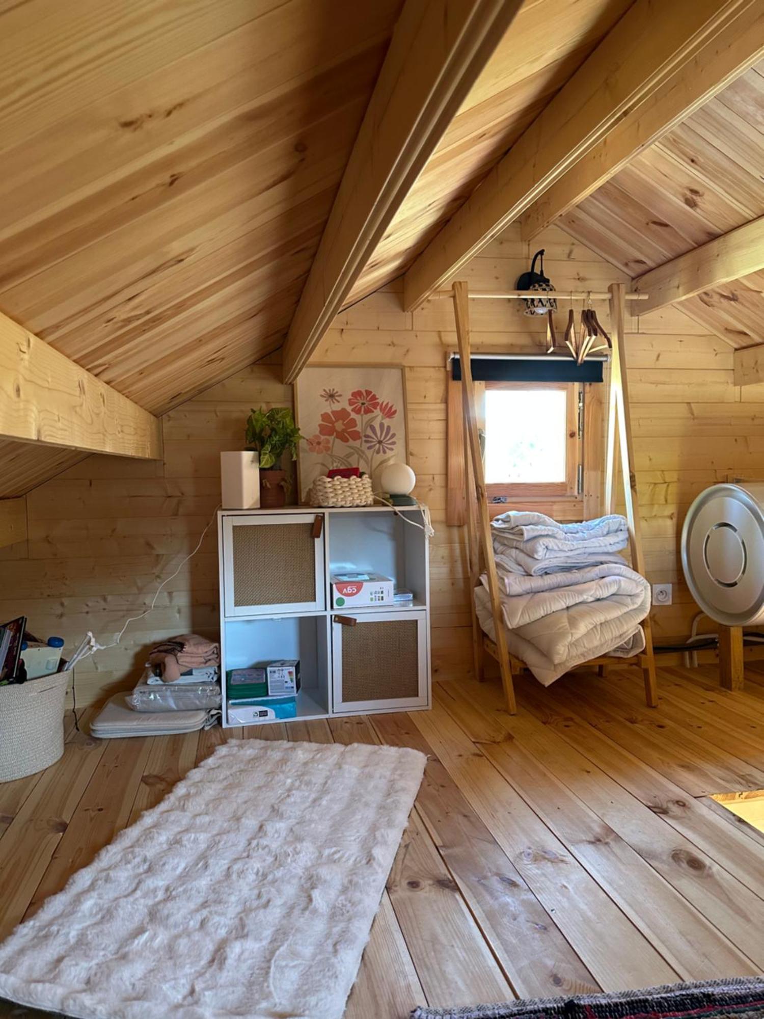 גראנוויל Maison En Bois 1 Chambre 4 Couchages Type Tiny House מראה חיצוני תמונה